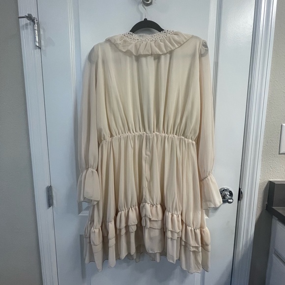 Cream Babydoll Dress - Picture 2 of 2